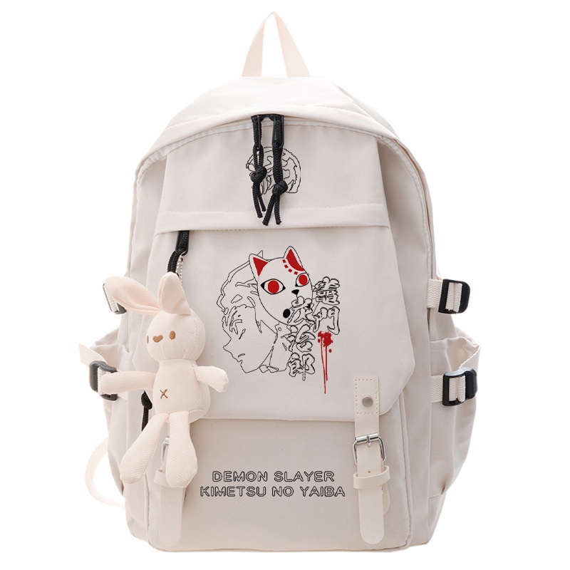 Ba Lô Đa Năng Thoáng Khí Chống Nước Sức Chứa Lớn Mẫu Mới In Hình Demon Slayer Thời Trang Cho Học Sinh Nữ