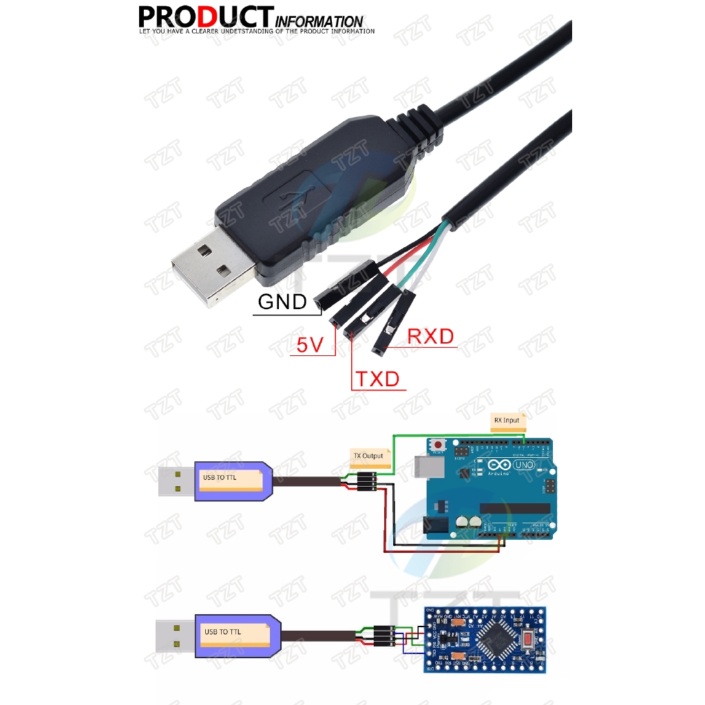 Dây Cáp Chuyển Đổi Usb Sang Uart Ttl