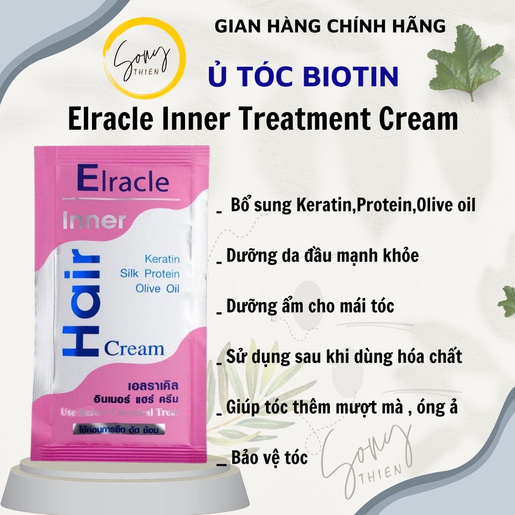☘️Ủ tóc Bio Super Treatment hộp 24 gói siêu mượt phục hồi tóc Thái lan