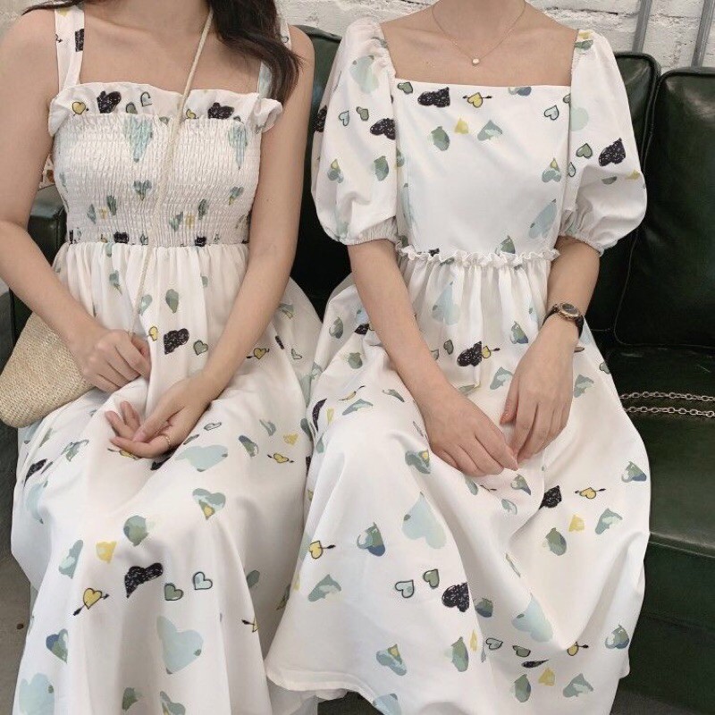 Set váy nữ cho đôi bạn thân