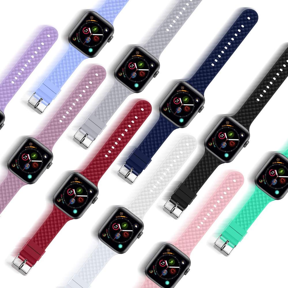 Dây Đeo Đồng Hồ Bằng Silicone Cho Apple watch ultra 8 7 6 5 4 3 49mm 44mm 40mm iwatch 38 41mm 42 45mm