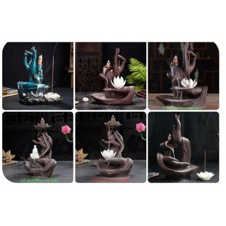 Thác Khói Trầm Hương Tặng Nhang Nụ Chảy Ngược Cao Cấp