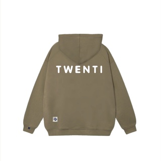 Áo hoodie TWENTI nỉ in basic
