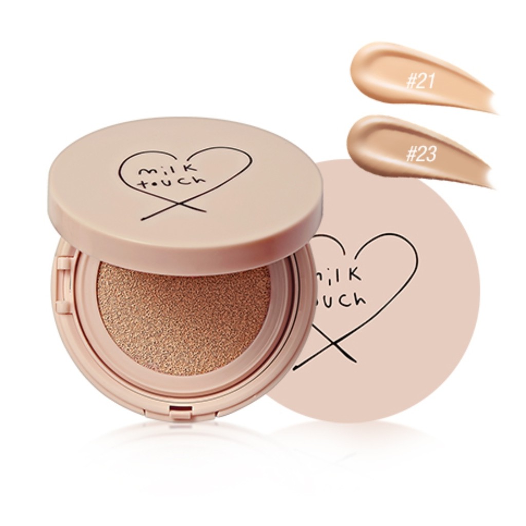Phấn nước MILK TOUCH Long Lasting Velvet Glow Cushion