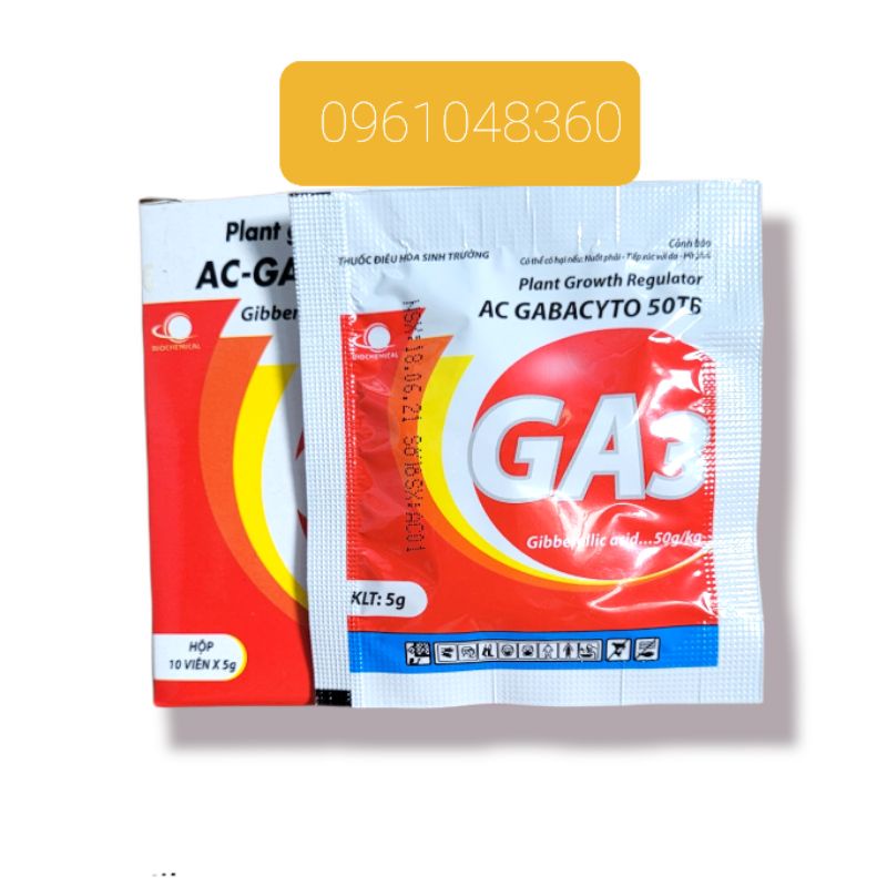 1 viên kích thích sinh trưởng Ga3 AC GABACYTO 50TB