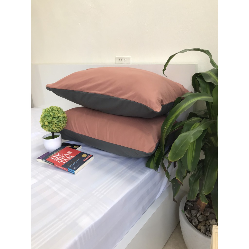 Vỏ gối nằm Cotton tici kích thước 50x70cm Không kèm ruột