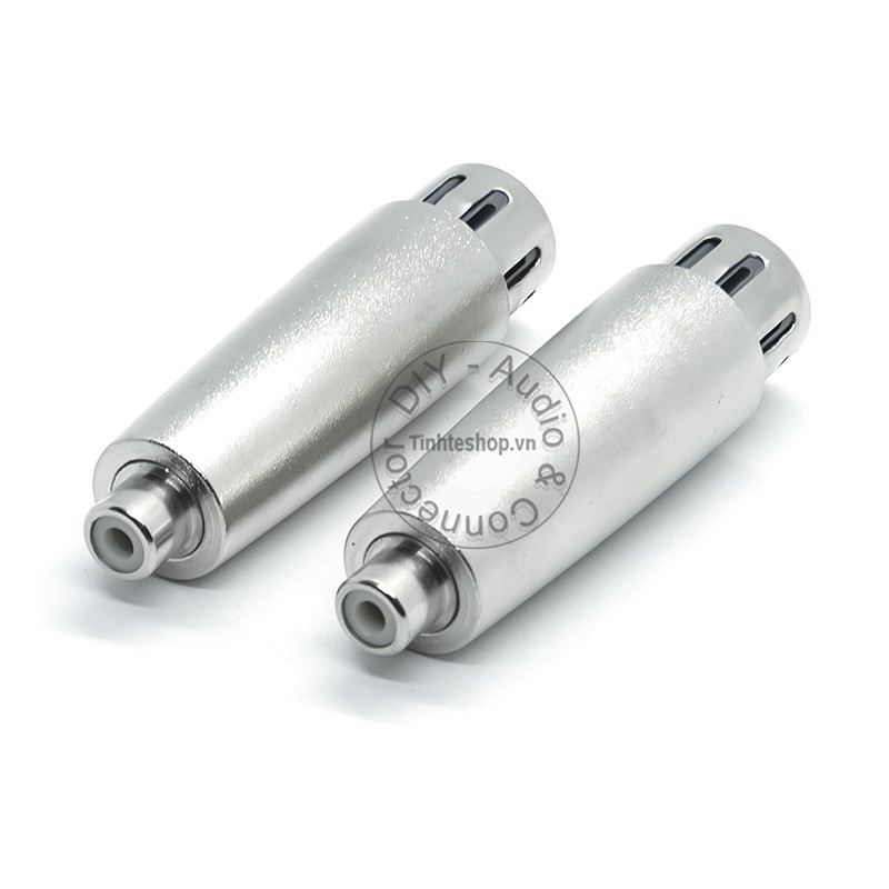 2 chiếc đầu đổi canon XLR cái sang RCA cái - Rắc chuyển AV RCA ra XLR cannon cái