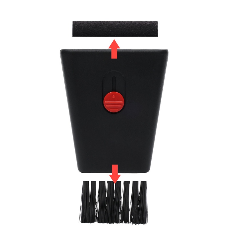 Cọ Hai Đầu Mini Màu Đen Đa Năng Dùng Vệ Sinh Màn Hình/Bàn Phím Máy Tính/Điện Thoại/Ipad