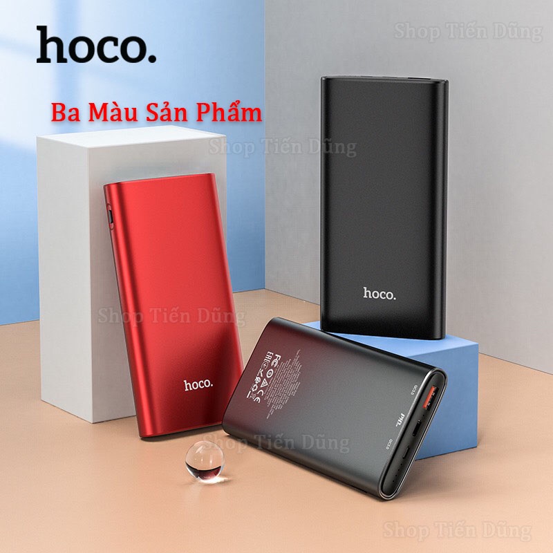 Pin Sạc Dự Phòng Hoco J83 Dung Lượng 10000mAh Sạc Nhanh PD20w + QC 18W Thiết Kết Mỏng Nhỏ Gọn