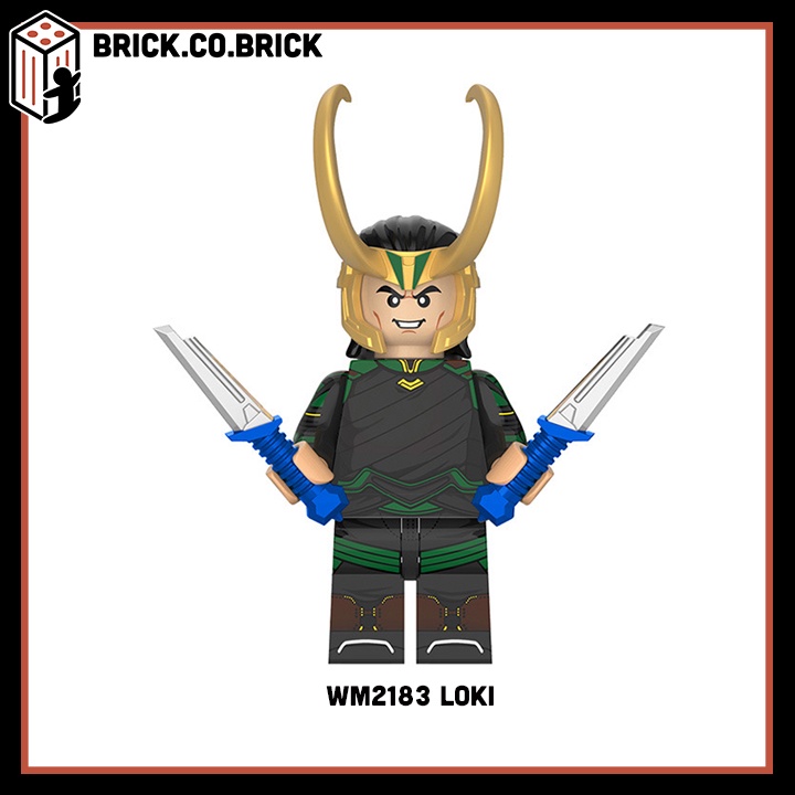 Loki Đồ Chơi Lắp Ráp Minifigure Siêu Anh Hùng Marvels Super Hero WM6118