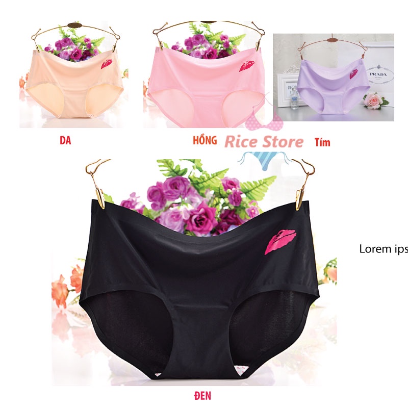 Quần lót nữ đúc su trơn thun lạnh cao cấp KIMCHIBIKINI chip không đường may kháng khuẩn mặc váy dễ thương mềm mại QL018