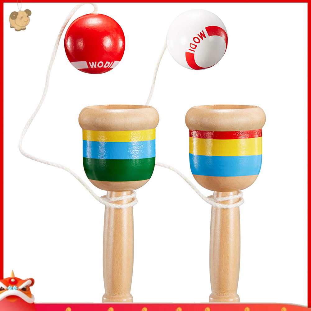 Đồ chơi Kendama bằng gỗ sáng tạo cho bé