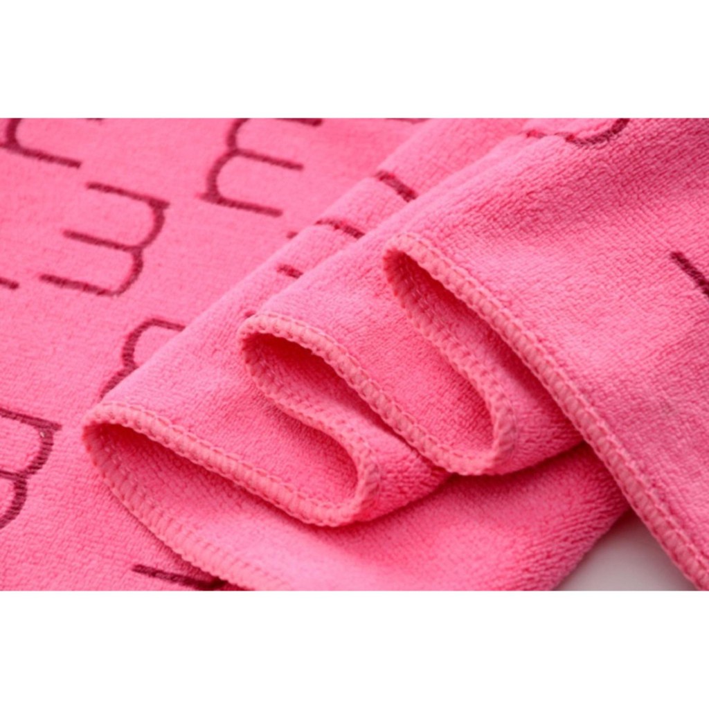 Bộ 3 khăn tắm - khăn mặt - khăn lau (Hồng) 1000000041