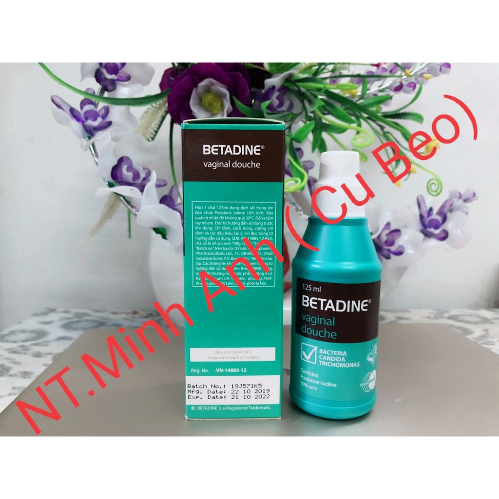 BETADINE vaginal douche 125 ml
