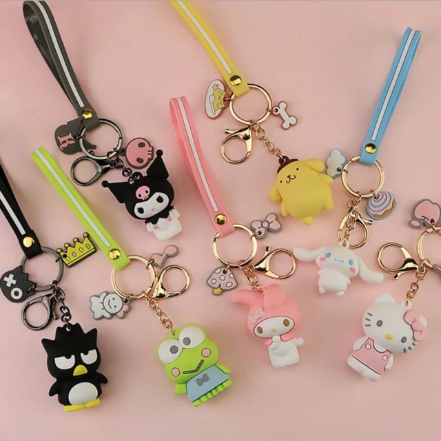 Móc khóa charm hoạt hình động vật xinh xắn