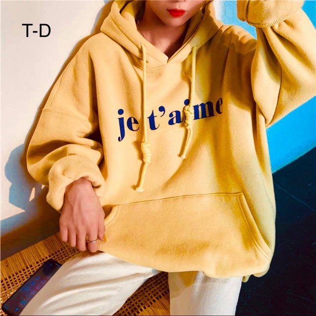 Áo hoodie Jet chữ ngực TDU1119