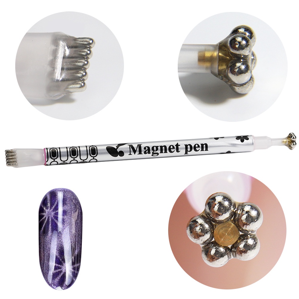 [Hàng mới về] Bộ Bút Gel Trang Trí Móng Tay Hiệu Ứng Mắt Mèo Lâu Trôi