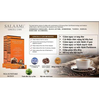Cafe tế bào gốc nhân sâm