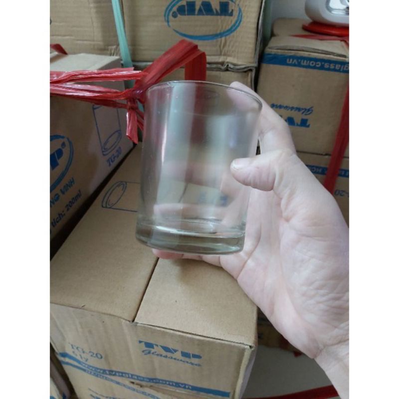 Bộ 6 ly thủy tinh cafe, trà đá 200ml