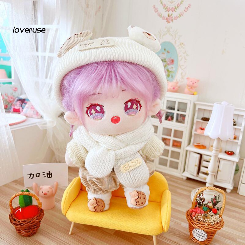 Búp Bê Em Bé 20cm Bằng Len Xinh Xắn Thân Thiện Với Môi Trường