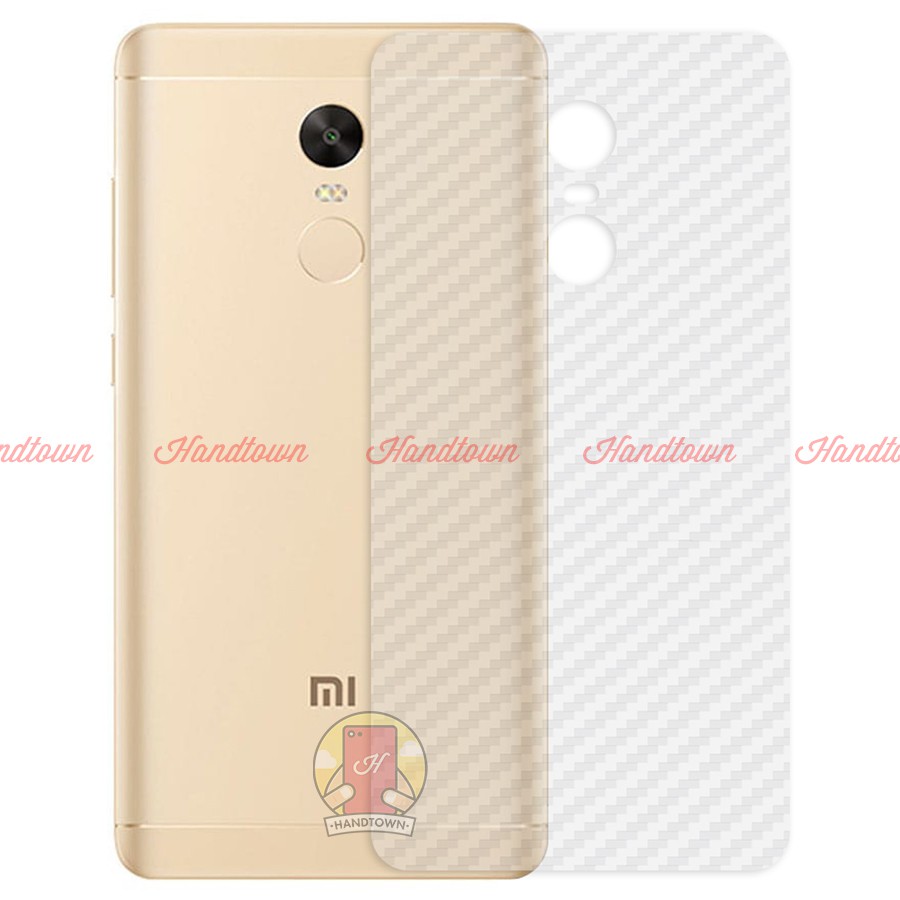 Miếng dán lưng cacbon Redmi Note 4 / Note 4x