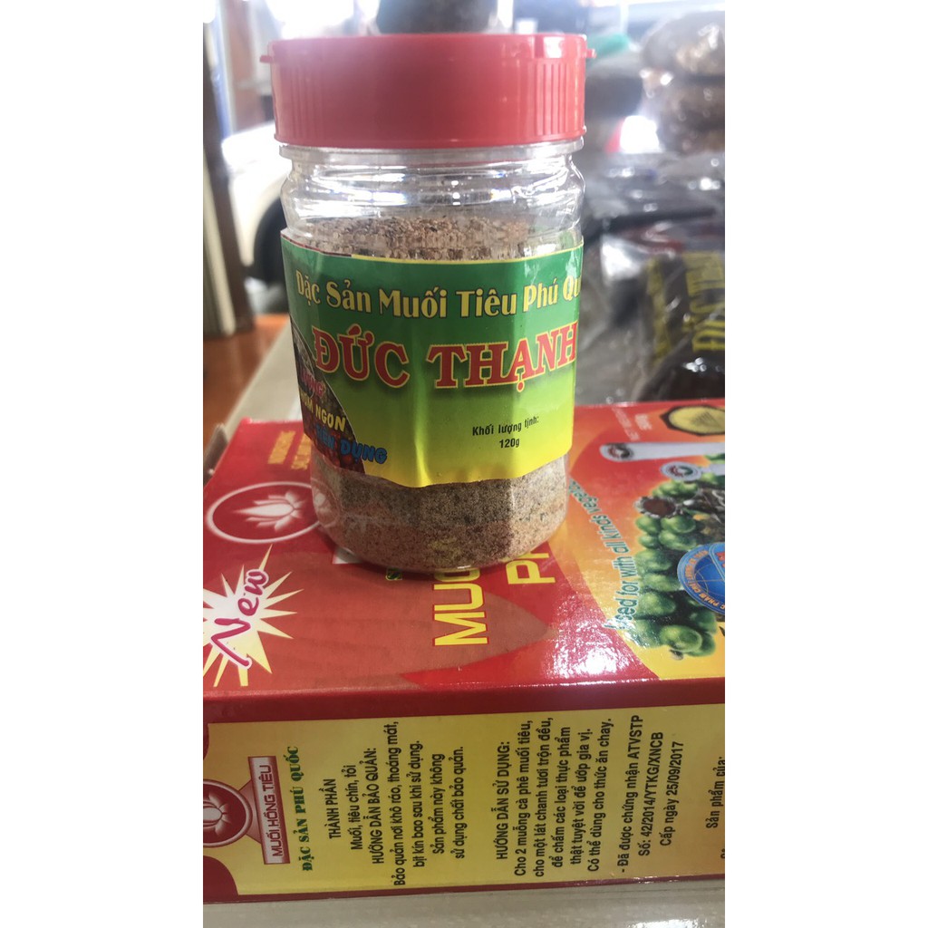 Hủ Muối Hồng Tiêu Phú Quốc 120g Hàng tiêu chuẩn | BigBuy360 - bigbuy360.vn