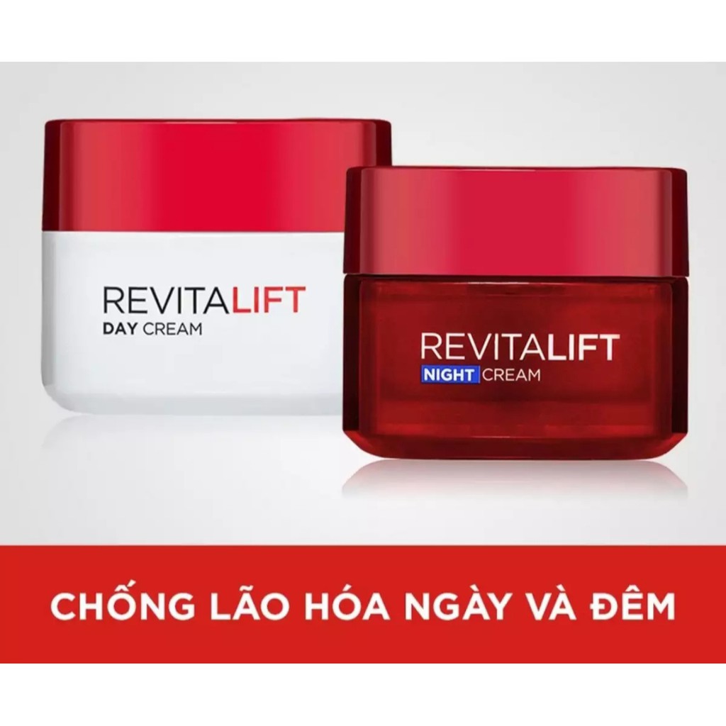 Bộ Kem Ngày và Đêm chống lão hóa L'oreal Revitalift 50ml x2