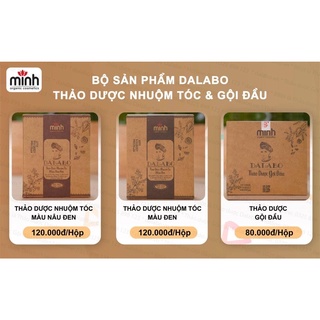 Thảo dược - Bột lá nhuộm tóc Ogatic/Minh Dalabo không hoá chất, không xót rát da đầu