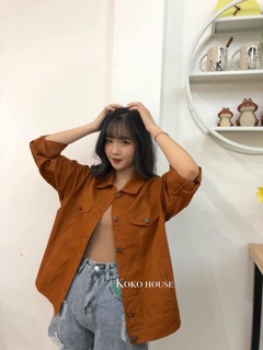 Áo Khoác Kaki Form Rộng