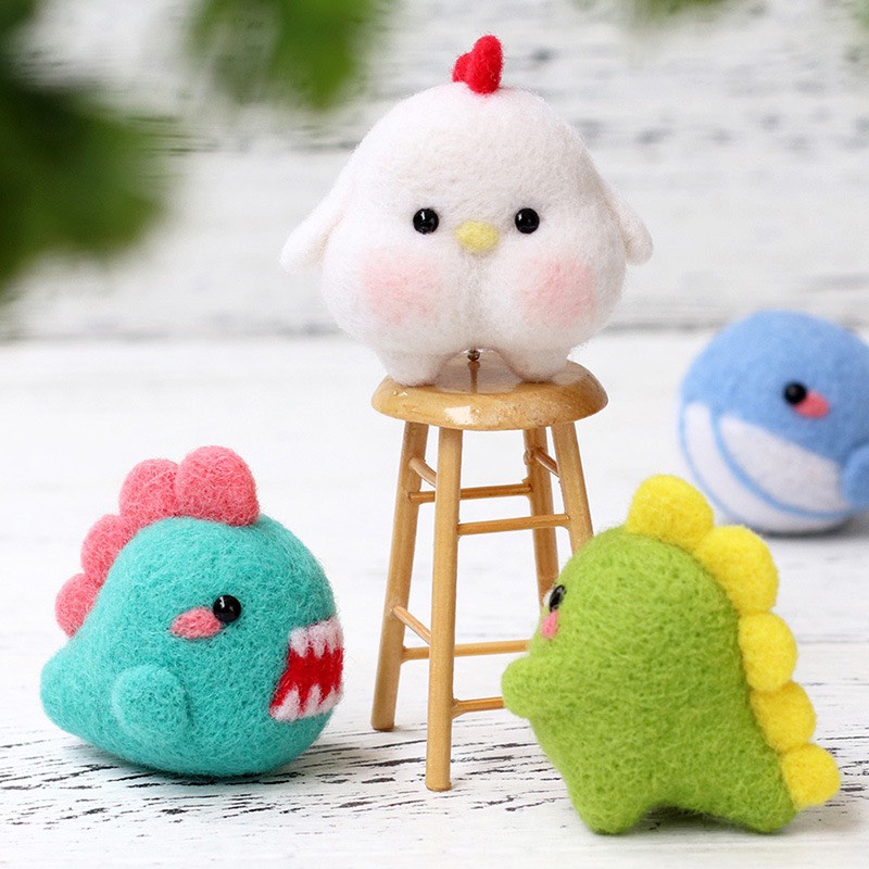 Len Chọc Handmade, Bộ Kit Len Chọc Bộ Tứ Cùi Mía