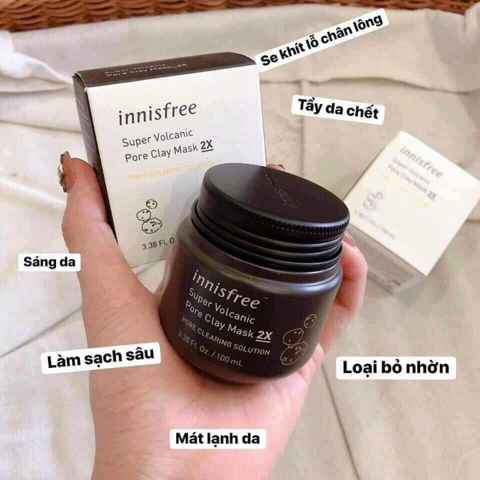 Mặt Nạ Đất Sét Innisfree Jeju Volcanic Pore Clay Mask 2X