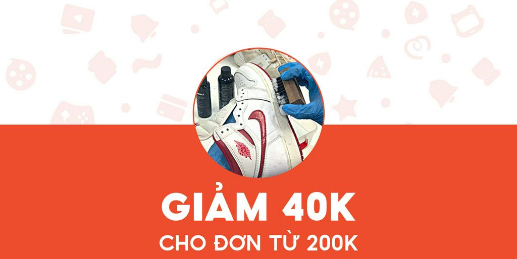- Extrim - Giảm 40K cho Dịch vụ Vệ sinh giày