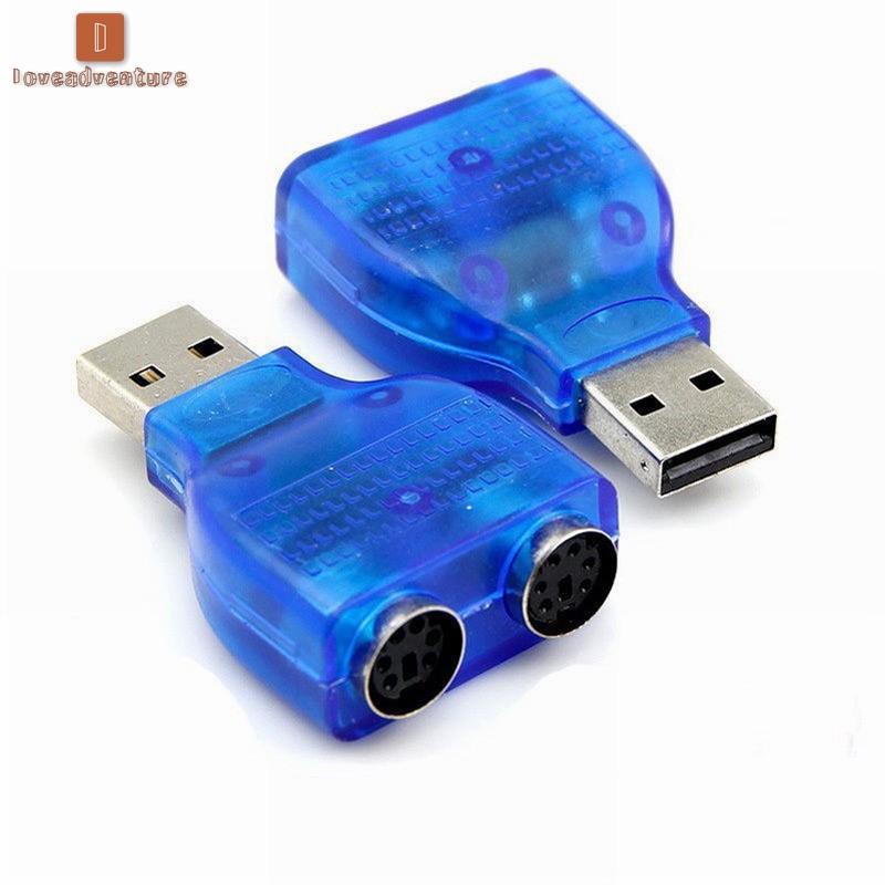 Dây cáp chuyển đổi USB Male sang PS2 Female cho chuột bàn phím