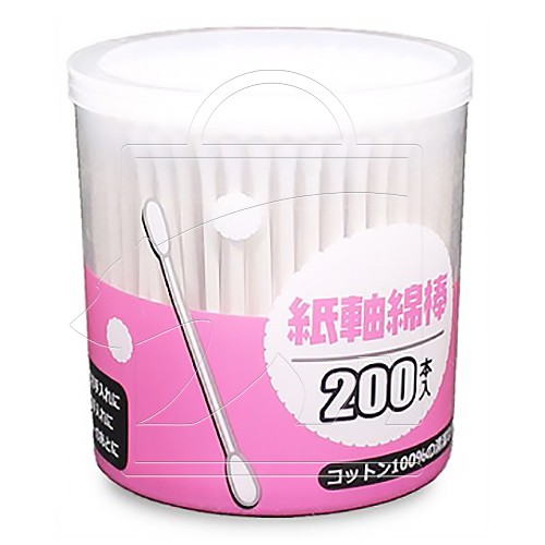 Hộp 200 bông ngoáy tai (hộp màu hồng)