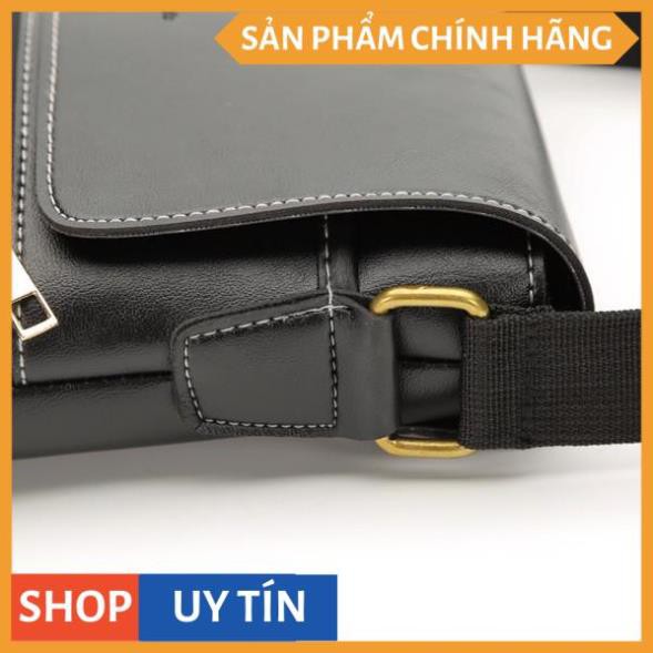 Túi Đeo Chéo Nam 4U Tiện Dụng D272 ( đen - nâu ) | BigBuy360 - bigbuy360.vn