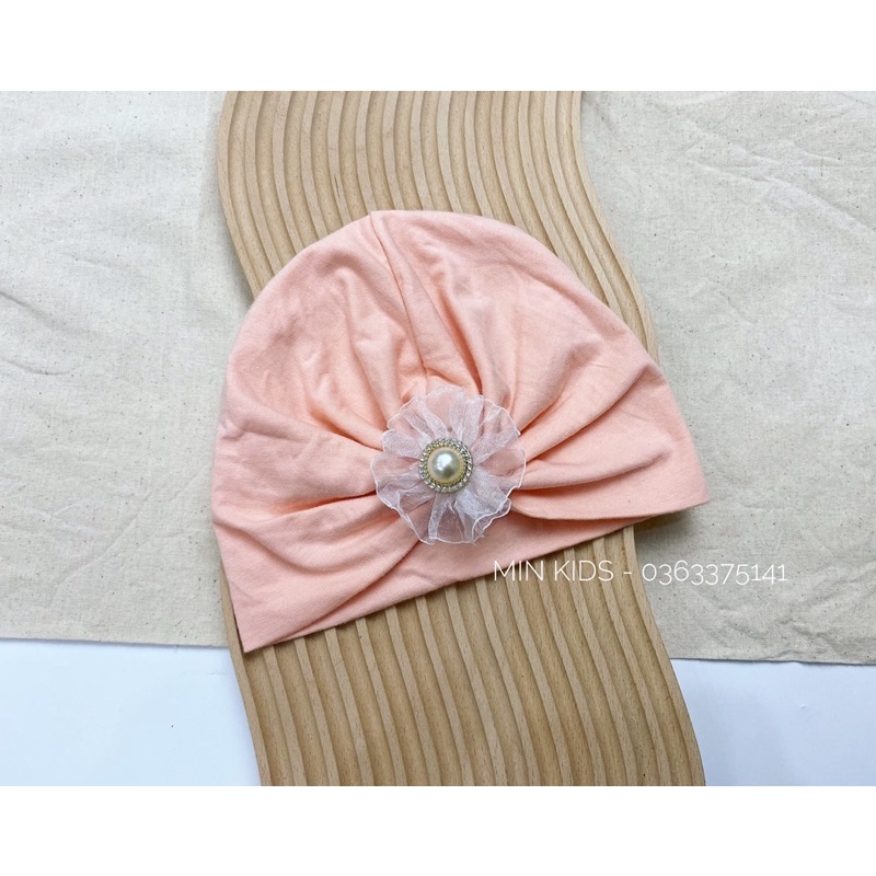 Mũ turban cho bé gái
