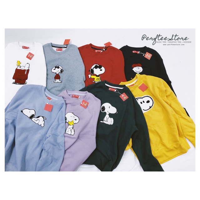 Áo sweater Snoopy & His Friends