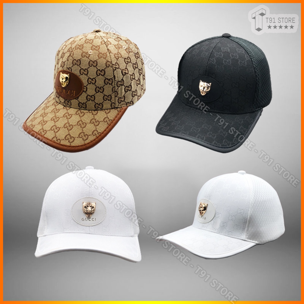 Mũ lưỡi trai GC logo đính sói nổi bật - Nón kết chất liệu cao cấp, phom dáng chuẩn Phù hợp với mọi người