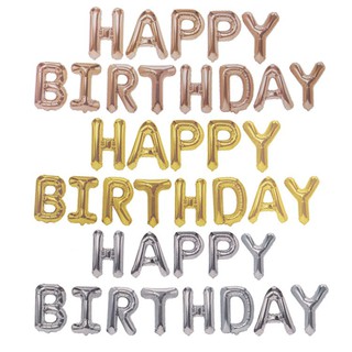 [SỈ]Set bóng bay nhôm trang trí sinh nhật chữ Happy Birthday nhiều màu S26.1-T32019