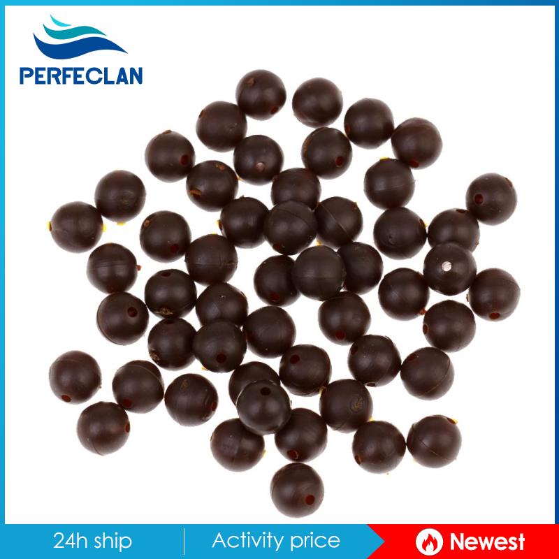 Set 50 Hạt Cườm Nhựa 8mm Hỗ Trợ Câu Cá