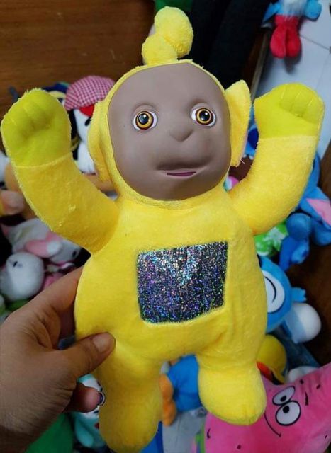 Gấu bông Set 5 Tele Tubies mặt nhựa