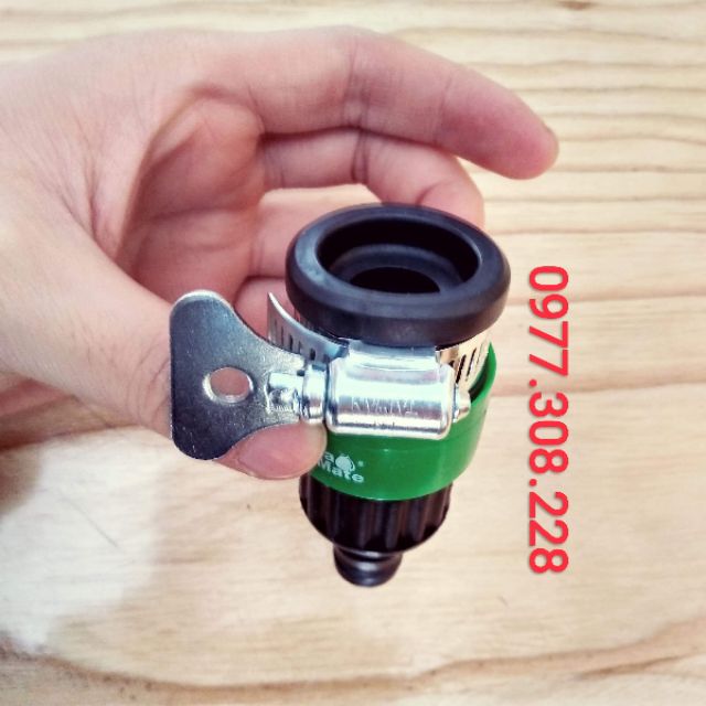 Khớp nối nhanh nối dây ống mềm xiết đai cho vòi không ren