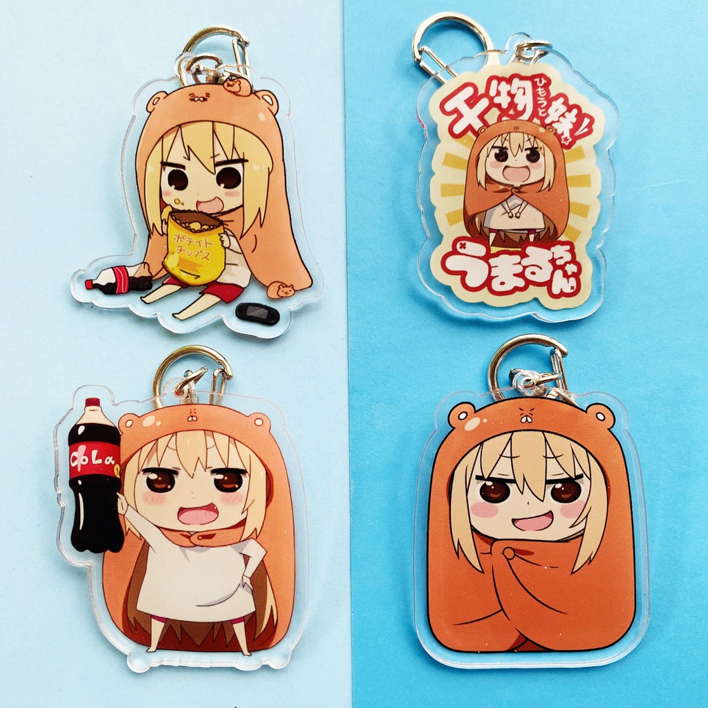 ( Mica trong acrylic) Móc khóa Himouto! Umaru-chan Cô em gái hai mặt ver cute in hình anime chibi