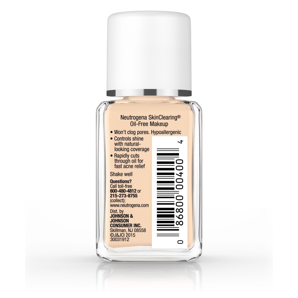 Kem nền Neutrogena Skin Clearing Oil-Free Makeup (30ml)