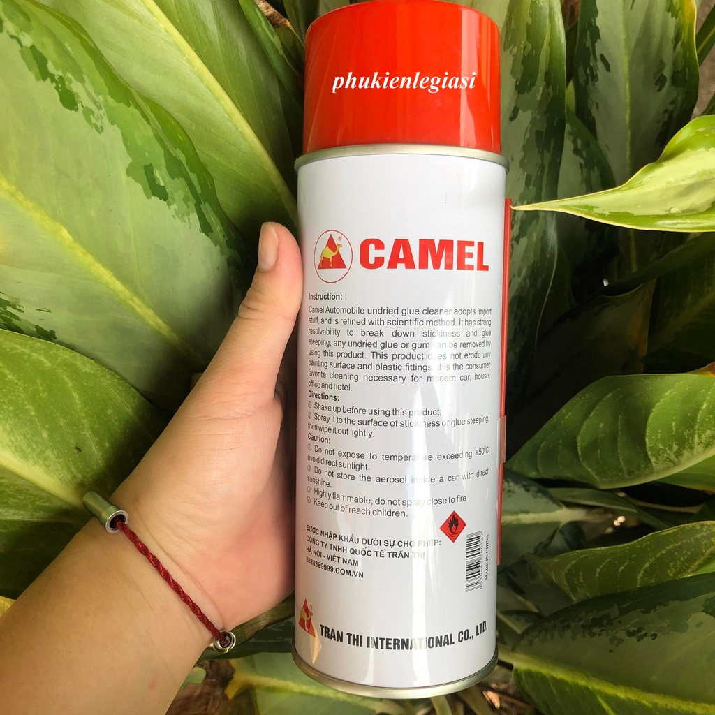 Chai Xịt Tẩy Nhựa Đường Ô Tô , Chai Tẩy Keo , Băng Dính, Keo Decal CAMEL 450ML