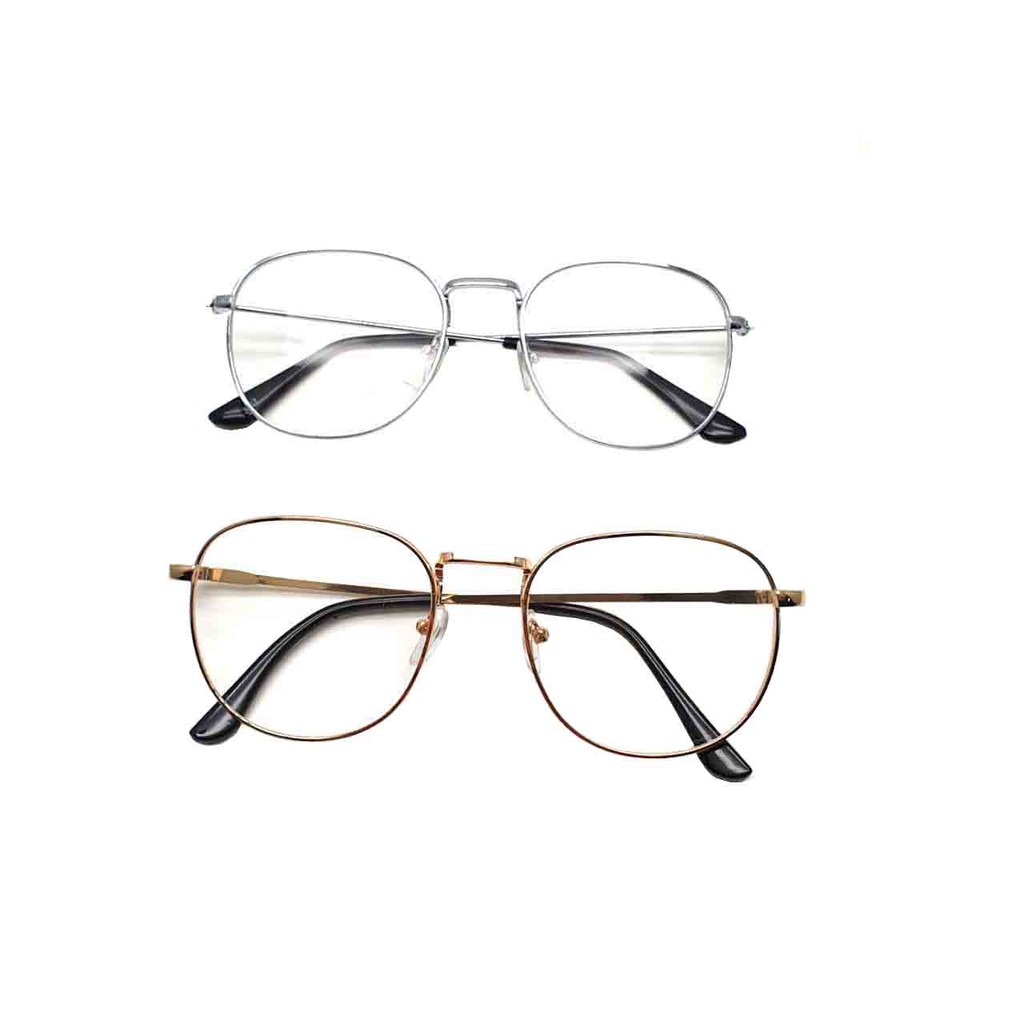 Mắt kính nam nữ Ngố Tròn Nam Nữ Sành Điệu