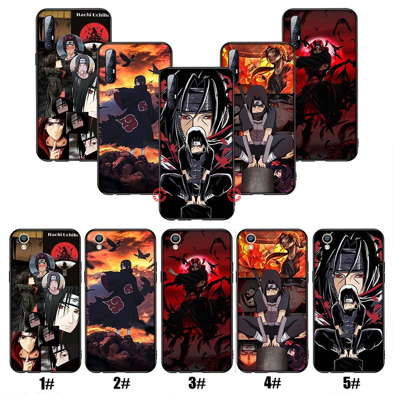 Ốp điện thoại silicon mềm hình Naruto Uchiha Itachi SFI66 cho Realme V15 XT X2 C2 C3 C11 C12 C15 C17 C20 C21