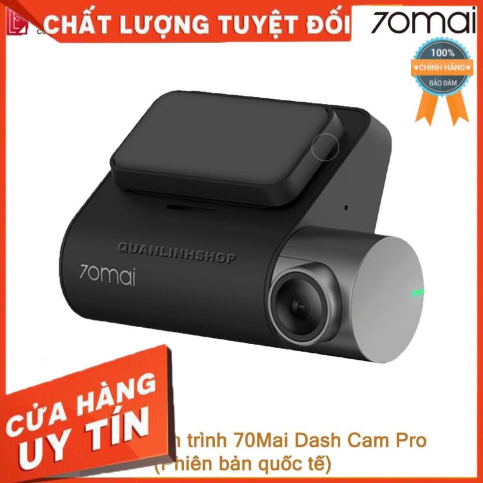 (giá khai trương) Camera hành trình 70mai Dash Camera Pro - phiên bản Quốc tế kèm modul GPS + thẻ nhớ