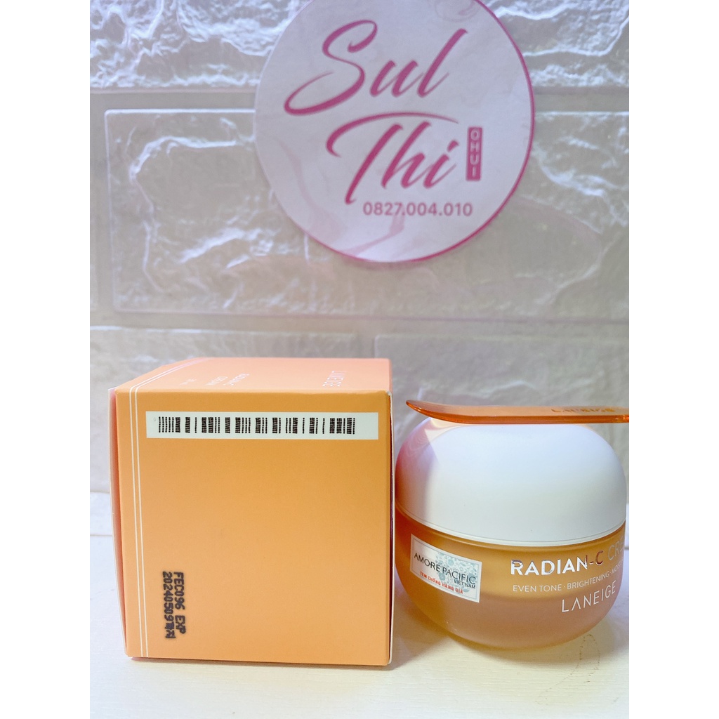 Kem Dưỡng Trắng Sáng & Đều Màu Da Laneige Radian-C cream Fullsize