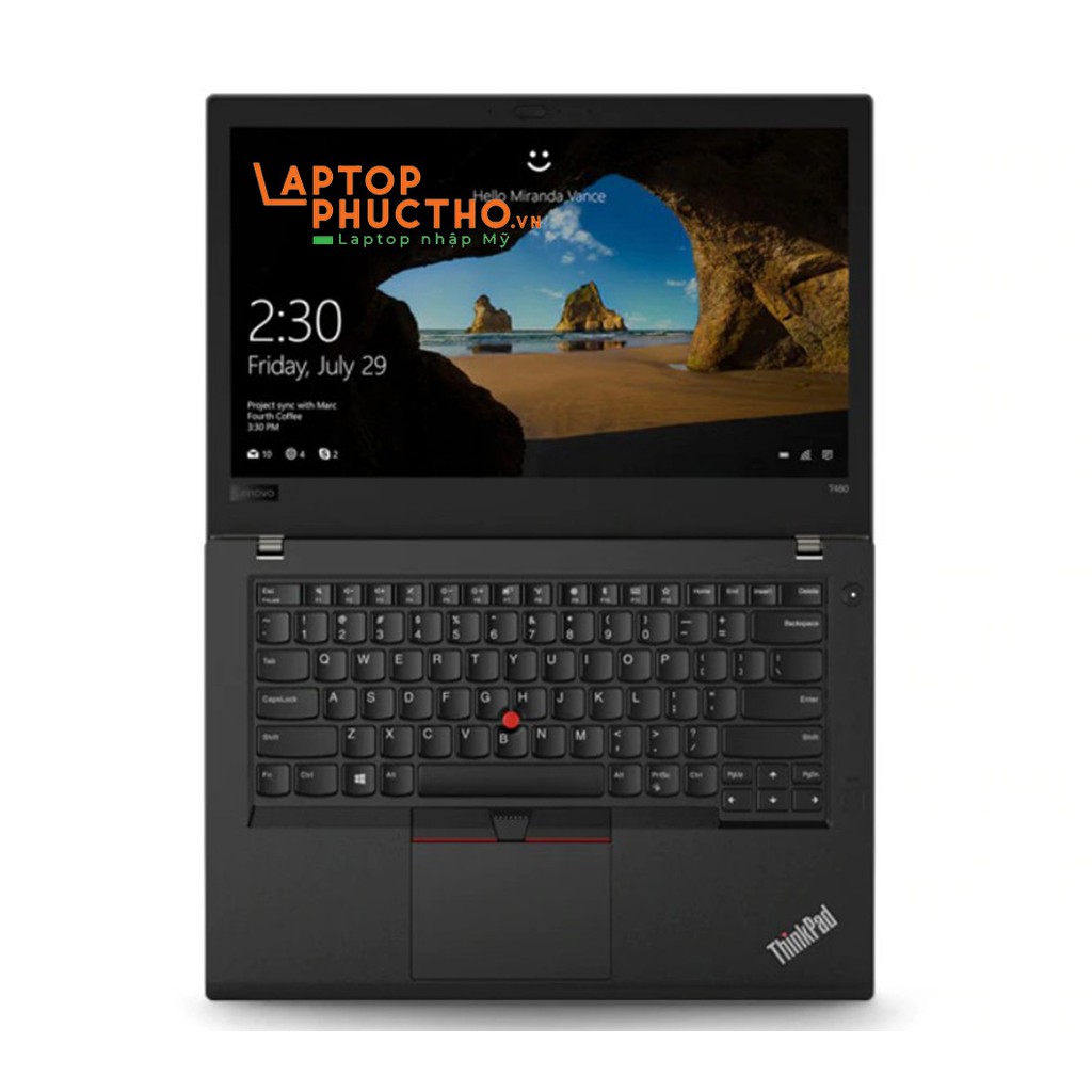 Máy tính xách tay ThinkPad T480s 14" WQHD i7 (8650u)